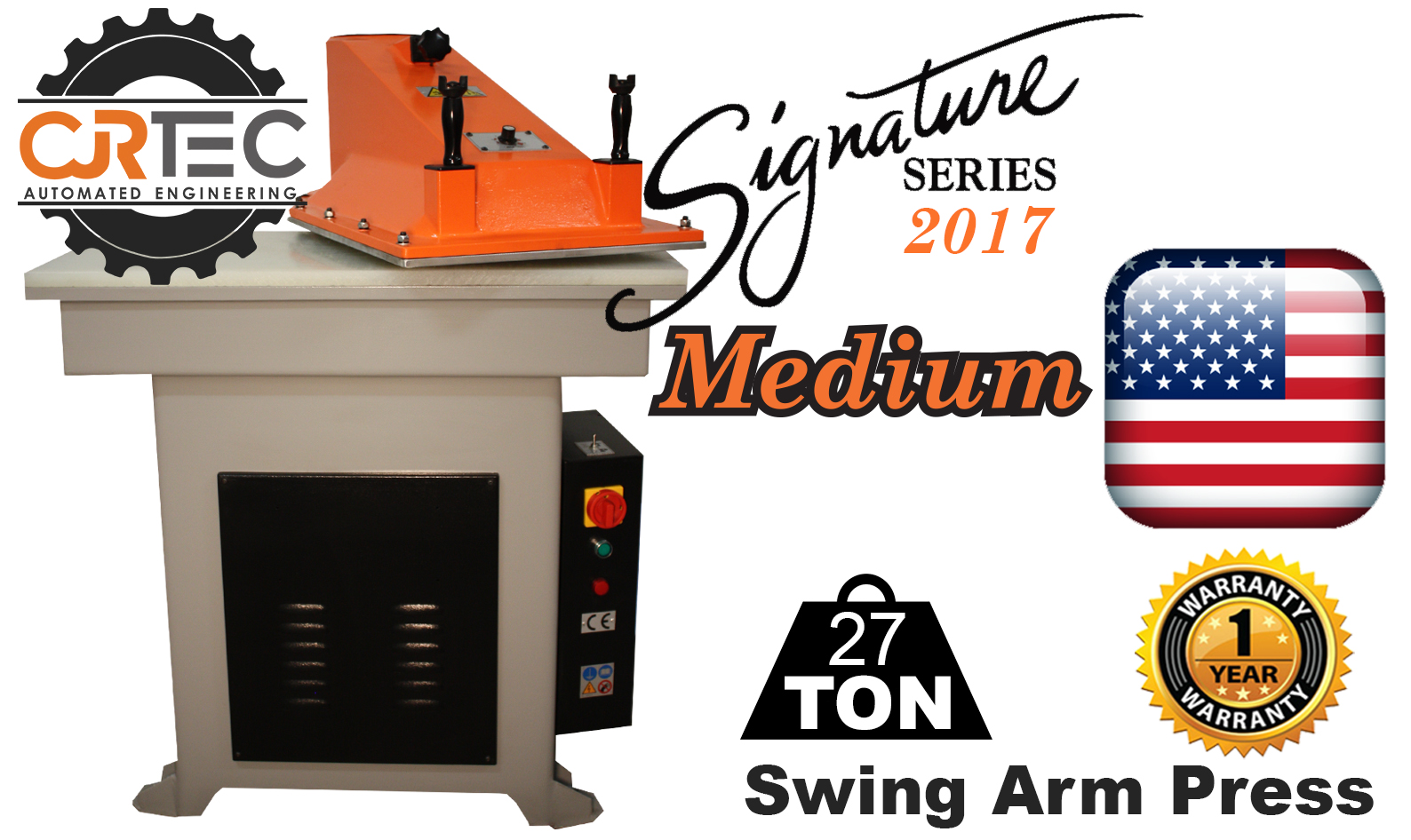 SWING ARM CLICKER PRESS ranging from 10 Ton to 27 Ton