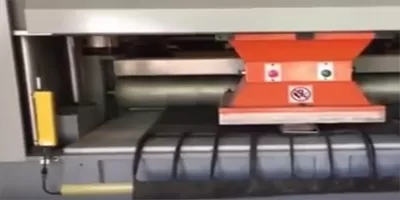 die cutting with creasing press